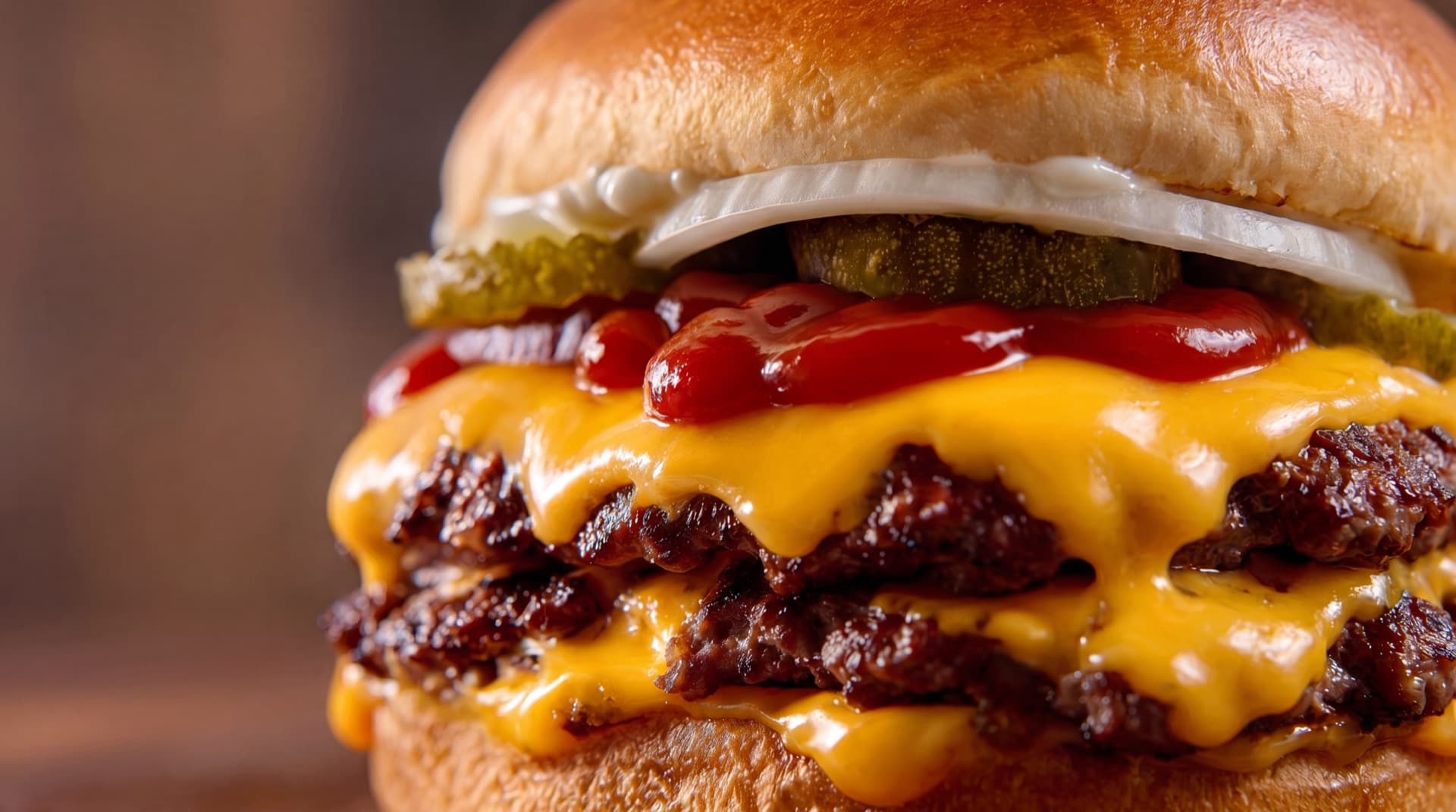Sal's Original double cheeseburger