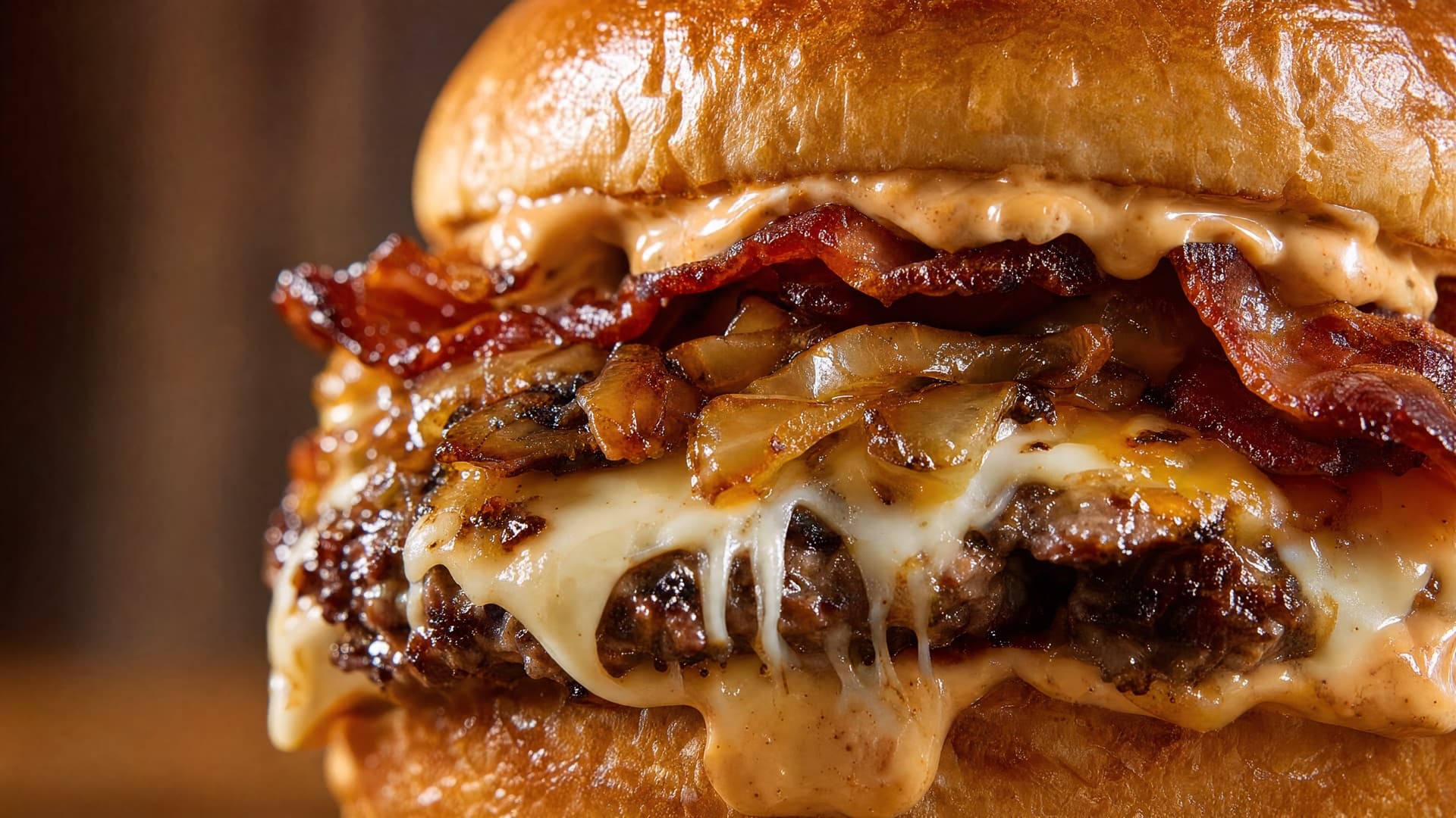 Sal's Bacon Melt burger